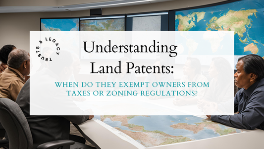 Understanding Land Patents: When Do They Exempt Owners from Taxes or Zoning Regulations?